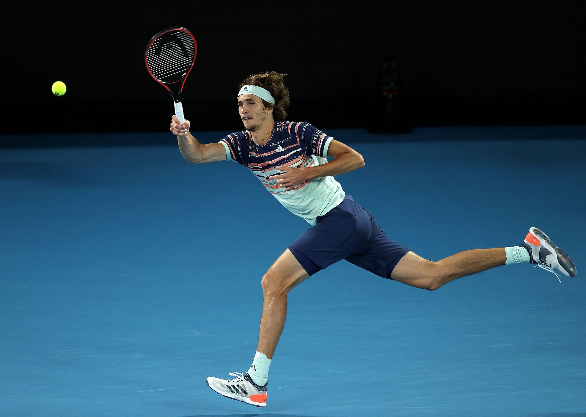 Alexander Zverev at the 2020 Australian Open
